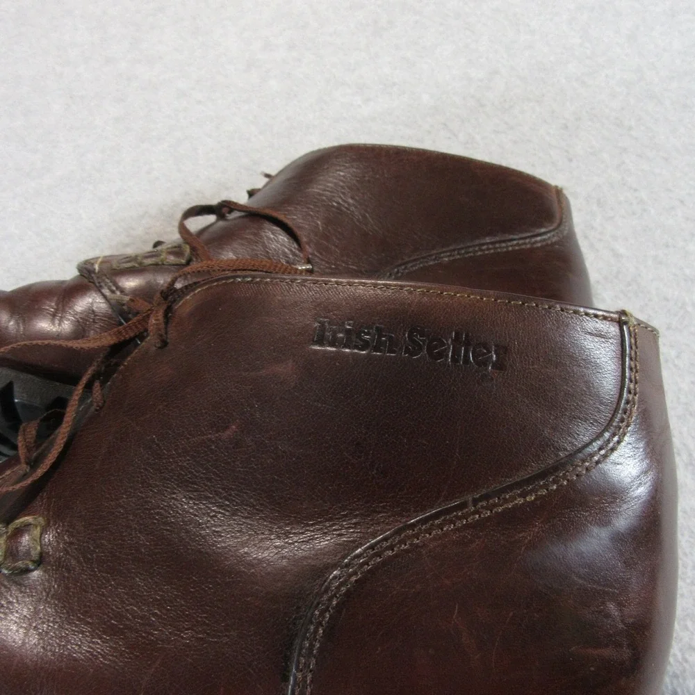Irish Setter Chukka Boots 9.5 EE Brown Leather‎ Lace Up Vibram Sole 887 Vintage